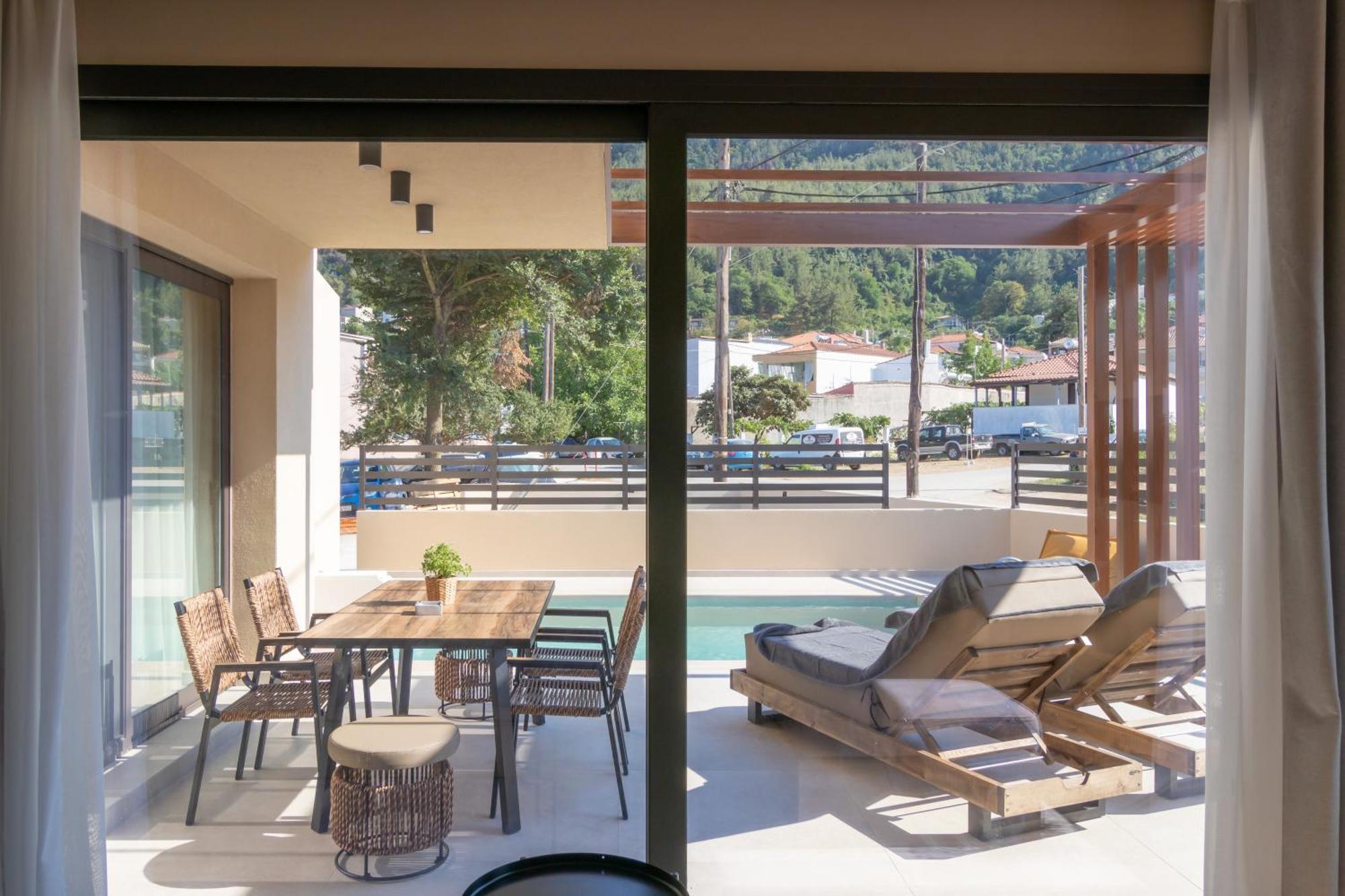 Ntinas Seaside Suites Skala Potamia  Buitenkant foto